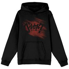 Celebrate your favorite anime series in style and comfort with this Berserk sweatshirt. The hoodie features red grunge art with black kanji letters that spell out the series logo. The sweatshirt comes in black with an adjustable hood and a large pouch pocket. Berserk fans will love this cozy hoodie. Berserk Sweatshirt, Kanji Letters, Red Grunge, Black Hooded Sweatshirt, Grunge Art, Large Pouch, Cozy Hoodie, Hooded Tops, Sweater Fashion