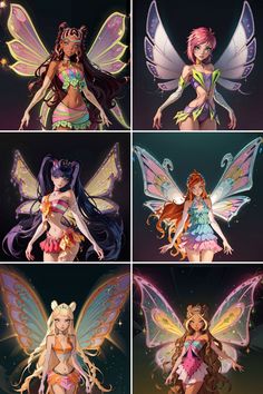 Winx Body In Real Life, Winx Club Enchantix Fairies, Winx Club Riven, Winx Club Halloween, Winx Characters, Winx Club Musa, Winks Club, Musa Winx, Fairy Girls