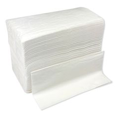 a stack of white tissue sitting on top of each other