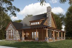 Rustic House Plans, Mountain House Plans, Cabin House Plans, Inspire Me Home Decor, Log Cabin Homes, Wrap Around Porch, Small Cabin, Cabin Style, Mountain Homes