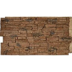 a brown brick wall is shown against a white background