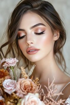 15 Stunning Fall Wedding Makeup Ideas For Brides