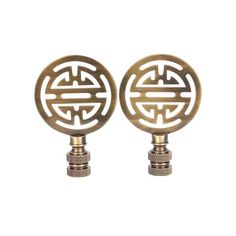 A pair of Chinoiserie style antiqued brass lamp finials. Fits a standard size lamp harp. Dimensions per finial. Chinoiserie Lamp, Lamp Finials, Lamp Finial, Chinoiserie Style, Brass Lamp, Harp, Finials, Chinoiserie, Antique Brass