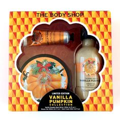 Body Shop Gift Bags, The Body Shop Vanilla, Body Shop Vanilla, The Body Shop Gifts, Pumpkin Butter, Cream Body, Hand Cream, Body Butter, The Body Shop