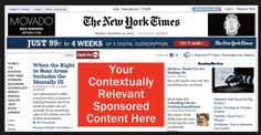 the new york times website has been blocked by an advertiser's message