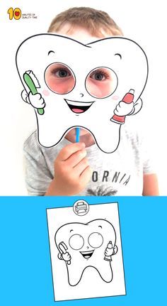 Tooth Activity For Preschool, Teeth Craft Preschool, Tooth Activities For Preschool, Tooth Craft, Tooth Preschool, Dental Health Preschool Crafts, Dental Health Crafts, Dental Health Week, Dental Health Preschool