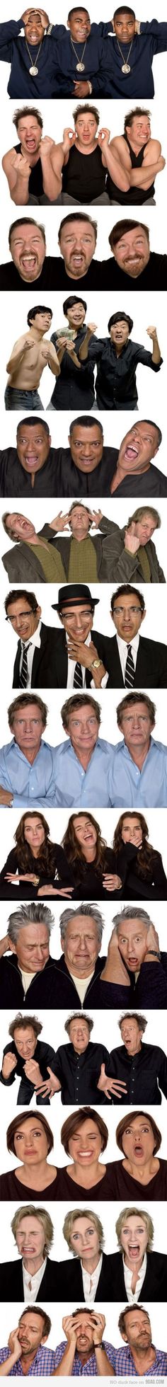 multiple images of men in suits and ties with their hands on their hipss, all facing different directions