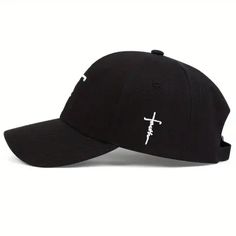 Faith embroidered graphic print lettering classic style baseball cap. Sturdy, functional, and stylish. For men and women.

2-day processing. Shipped in 4-7 days. Hip Hop Snapback Hat With Letter Print, Hip Hop Snapback Hat With Letter Print Visor, Hip Hop Baseball Cap With Letter Print, Hip Hop Style Baseball Cap With Letter Print, Snapback Visor Hat With Letter Print, Letter Print Snapback Hat, Letter Print Snapback Visor Hat One Size, Black Dad Hat With Letter Print And Flat Bill, Black Dad Hat With Letter Print And Curved Bill