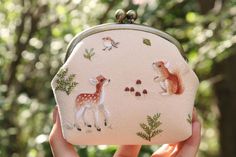 Hand Embroidered Animal Coin Purse Wallets Coin Pouch Kisslock - Etsy Luxury Classic Coin Purse As Gift, Affordable Cute Coin Purse For Gifts, Cute Cheap Coin Purse As Gift, Cheap Cute Coin Purse As Gift, Luxury Coin Purse As Gift, Animal Coin Purse, Fabric Makeup Bag, Small Gifts For Friends, Floral Purse