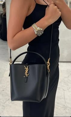 Ysl Bucket Bag, Ysl Sunset Bag, Boyfriend Outfits, To My Future Self, Yves Saint Laurent Bag, University Life Aesthetic, Fits For Fall, Shoulder Bags Outfit, Bags Ysl