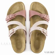 Lasaky - Fashionable Slide-In Sandals for Women Flip Flops Style, Outdoor Slippers, Fashion Slippers, Summer Flats, Beach Flip Flops, Pu Heels, Casual Slippers, Slides Shoes, Casual Sandals