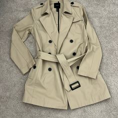 Never Used Trench Coat. No Lining So Great For Extra Coverage Without It Being Too Hot. Perfect For Packing. Casual Outerwear From Forever 21, Casual Work Outerwear From Forever 21, Forever 21 Button-up Outerwear, Chic Workwear Outerwear From Forever 21, Casual Forever 21 Outerwear For Work, Trendy Workwear Outerwear From Forever 21, Forever 21 Spring Outerwear For Work, Tan Trench Coat, Trench Coats