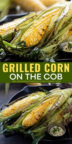 Make the BEST grilled corn with this easy corn grill recipe! Grilled corn on the cob in foil that will give you a tender side dish. This simple summer side dish will be your new favorite side dish idea. Grilled Corn Recipes, Corn On The Cob Recipe, Buttery Corn, Entertaining Menu, Grilled Corn On The Cob, Mom On Timeout, Healthy Grilling, Vegan Healthy