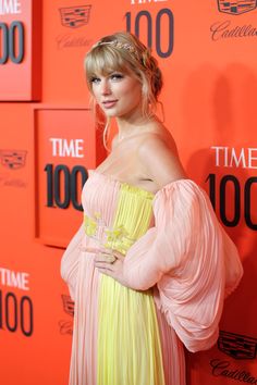 taylor swift at the time 100 gala