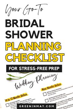 Make planning stress-free with this bridal shower checklist party planning guide. From bridal shower to-do lists to wedding shower checklists, stay organized every step of the way. Perfect for bridal shower checklist planners and bridal party organizers. Ensure every detail is covered with this essential bridal shower list.