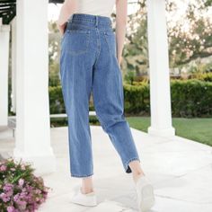 Embrace the alternative trend with our Loose Tapered Crop Denim Pants, crafted from incredibly soft denim fabric for a comfortable all-day wear. These boyfriend-style jeans feature ripped holes, functional pockets, and a loose fit design, perfect for adding a touch of edge to your wardrobe. Baggy Tapered Leg Cropped Jeans For Spring, Spring Baggy Cropped Jeans With Tapered Leg, Non-stretch Denim Blue Cropped Jeans, Non-stretch Cropped Jeans In Denim Blue, Trendy High-waisted Cropped Jeans In Denim Blue, Summer Cropped Tapered Leg Light Wash Jeans, Washed Blue Tapered Leg Flare Jeans For Spring, Casual Washed Blue High-waisted Jeans, Trendy Non-stretch Cropped Jeans In Denim Blue