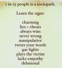 Dead on description of a narcissist. I think the number is actually much higher among successful business men. Especially if they were once part of a college fraternity. The "frat" boys are trained to look clean and presentable. In reality, they have very low morals. Yet they seem to feel pride over keeping each others dirty little secrets. Bunch of white collar bullies. Co-parenting, Common Phrases, Narcissistic Behavior, Narcissism, The Signs, Self Help, Wise Words, Just In Case