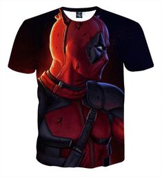 a t - shirt with the image of deadpool on it