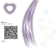 a white background with purple lines and a heart