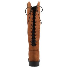 Introducing the Mirinda, the newest must-have boot by Journee Collection. Walk in style and comfort with the 4 mm Tru Comfort Foam™ insole and roomy wide-calf. These boots are made from premium vegan leather, offering fashion and style. They are made with a stretch and back lace-up design, inside zip entry, block heel, and round toe. • Round-Toe • Knee-High Boot • Zipper • 4 mm Tru Comfort Foam™ Insole • 14- inch Wide Calf • 1 1/4- inch Block Heel • Vegan Leather All measurements are approximate Winter Lace-up Boots With Leather Sole, Medium Width, Winter Lace-up Boots With Leather Sole And Medium Width, Winter Lace-up Boots With Leather Sole, Fall Knee-high Lace-up Boots Medium Width, Fall Medium Width Knee-high Lace-up Boots, Brown Knee-high Wide Calf Lace-up Boots, Brown Wide Calf Knee-high Lace-up Boots, Knee-high Leather Sole Moto Boots For Winter, Winter Knee-high Leather Sole Moto Boots