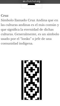 the spanish text is displayed in black and white, with an image of a cross on it