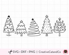 hand drawn christmas tree doodles svg-Creative Cat and Co Christmas Tree Doodles, Christmas Tree Doodle, Tree Doodles, Doodle Christmas, Christmas Doodle, Christmas Tree Drawing, Tree Doodle, Hand Drawn Christmas, Christmas Tree Svg