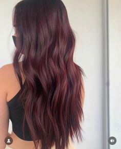 Coca Cola Hair, Red Violet Hair Color, Cherry Brown Hair, Cola Hair, Cherry Cola Hair, Mahogany Hair, Underlights Hair, Red Hair Inspo, Cute Hair Colors