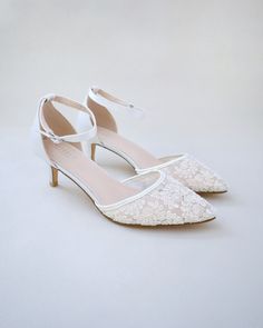 Low White Heels, Wedding Low Heels, Women Shoes Collection, Wedding Shoes Low Heel, Satin Shoes, Low Heel Shoes, Glitter Shoes, Shoes Collection, Boot Pumps