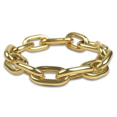 Roberto Coin Bracelet 18K Yellow Gold Paperclip Chunky Link Bracelet Roberto Coin, Paper Clip, Link Bracelets, Coin, Yellow Gold, Bracelet, Yellow, Gold