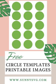 free circle templates printable Ring Template Free Printable, Ring Template, Template Free Printable