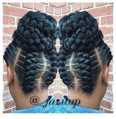 One Big Braid Ponytail, Big Braid Ponytail For Black Women, Jumbo Braids In A Bun, Extended Braided Ponytail, Large Braided Bun, Black Braided Updo, Cornrow Updo