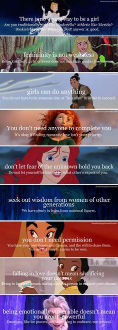 the princesses from disney's animated movie, which are in different stages of development