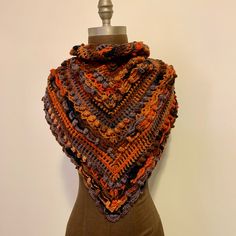 Handmade Washable Wool Scarf. Triangle Scarf Crochet, Crochet Triangle Scarf, Wool Crochet, Crochet Idea, Boho Clothes, Scarf Handmade, Crochet Wool, Crochet Inspo, Scarf Crochet