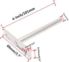 an image of the length of a door handle