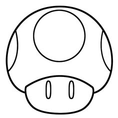 a black and white drawing of a mushroom