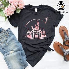 Tinkerbell Shirt, Disney Tee Shirts, Disney Tee, Toy Story Shirt, Magic Castle