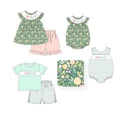 Mothers Day Outfits, Mom Letters, I Love Mama, Boys Boutique Clothing, Smocked Romper, Clothing Embroidery, Love Mama, Girls Smock, Spring Kids