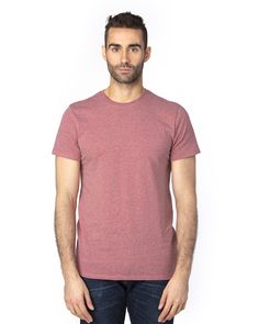 Unisex Ultimate T-Shirt - MAROON HEATHER - XS | Threadfast Apparel Ultimate CVC T-Shirt in Maroon Heather Size XS | Cotton/Polyester Blend Maroon T Shirt, Trims Fashion, Cool Tees, Calgary, Fashion Set, Custom Tshirts, Heather Grey, Shirt Style, Shirts Tops