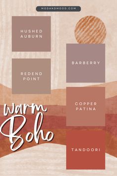 the color scheme for warm, warm and soft tones is shown in this graphic style