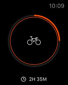 the speedometer shows that you can ride your bike