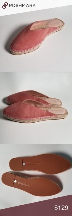 Avec Les Filles Espadrille Mules New with tags Avec Les Filles dusty rose espadrille mules. The shoe has a slight peach hue, like a peachy pink.    Size 8.5 Avec Les Filles Shoes Espadrilles Spring Suede Slip-on Espadrilles, Pink Slip-on Espadrilles With Woven Sole, Pink Summer Espadrilles With Rubber Sole, Spring Suede Espadrilles With Round Toe, Pink Slip-on Flat Sandals, Suede Espadrilles With Round Toe For Spring, Suede Round Toe Espadrilles For Spring, Pink Flat Espadrilles With Woven Sole, Spring Slip-on Espadrilles With Leather Sole