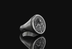 2 Styles 925 Silver Greek Spartan Ring Warrior Men's Jewelry Gift for him Birthday Gift Gift Ideas Spartan Shield Spartan Helmet Mens Signet by AngeliosJewelry on Etsy Spartan Shield, Warrior Ring, Greek Gifts, Spartan Helmet, Signet Ring, 925 Sterling Silver Ring