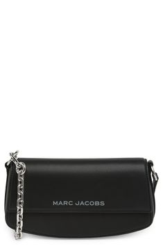 Made of smooth luxurious leather, this shoulder bag features a front flap closure to keep all your necessities safe and a removable strap for a versatile look. Front flap closure Removable strap Leather Imported Marc Jacobs Shoulder Bag, Cross Body Handbags, Nordstrom Rack, Marc Jacobs, Leather Straps, Women Handbags, Nordstrom, Shoulder Bag, Leather