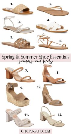 The best cute summer shoes for women and cute spring shoes for women right now! If you’re looking to add some new summer shoes sandals 2021, spring shoes for work, summer wedges, summer heels or more into your wardrobe, have a look at these. There's casual summer shoes 2021 trends, spring shoes 2021 trends, casual spring shoes, summer sandals flat, summer sandals wedge, summer sandals heels and spring shoes women. #summershoes #springshoes #summershoessandals #summersandals #summershoes2021 Spring Summer Shoes, Summer Sandals Heels, Sandals 2022, Spring Shoes Women, Summer Shoes Sandals, Shoes 2021