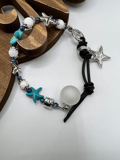 Starfish Beads Bracelet, Beach Bracelet, Beachy Summer Bracelet Beachy Summer, Beach Bracelet, Summer Bracelet, Moreno Valley, Beach Bracelets, Summer Bracelets, Beads Bracelet, Charm Bracelets, Starfish