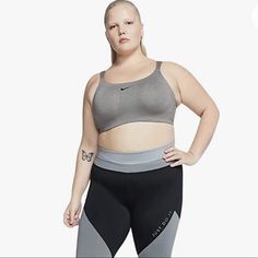 Nike Women's Bold High-Impact Sport Bra Condition: Nwt Size: 40dd Color: Gray Ships Same Or Next Day! Offers Welcome! #Sports #Highimpact #Athleisure #Sporty #Athletics #Workout #Nike #Gym #Workout #Outdoors #Sport Nike Activewear With Built-in Bra For Light Exercise, Nike Sports Bra With Medium Bust Support, Nike Activewear For Light Exercise, Bra Friendly, Nike Sports Bra For Light Exercise, Gray Activewear With Light Support, Athletics Workout, High Impact Sports Bra, Nike Training, Padded Sports Bra