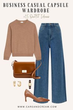 30+ Business Casual Capsule Wardrobe Essentials + Outfit Ideas Autumn Capsule Wardrobe