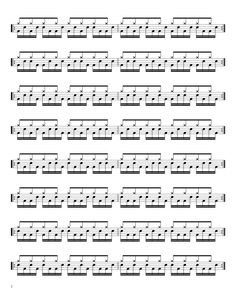 sheet music with notes and notations for the bass drum tabula, which is also in