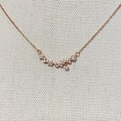 Cubic Cluster Flower Necklace, Sparkling Floral CZ Necklace for Bridesmaid, Wedding Gift, Jewelry for Bride, Wedding Necklace, Gift Item details ✰ Gold, Silver, Rose gold  ✰ Pendant measures 38CM+5CM ✰ Shiny silver/ rose gold  plated pendant  ✰ Strong and sturdy chain  ✰ 16-18inches chain length Delicate Bridal Necklace With Clavicle Chain For Party, Delicate Bridal Necklace With Adjustable Chain For Party, Dainty Necklaces For Bridesmaids, Dainty Clavicle Chain Bridal Necklace For Party, Dainty Bridal Clavicle Chain Necklace For Party, Dainty Delicate Chain Bridal Necklace For Party, Dainty Bridal Necklace With Delicate Chain For Party, Adjustable Clavicle Chain Backdrop Necklace For Wedding, Wedding Necklaces With Adjustable Cubic Zirconia Chain