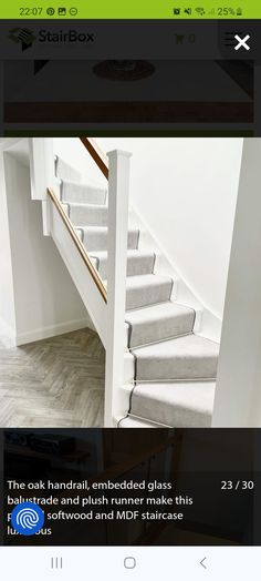 the stairs and handrails in this house are not installed